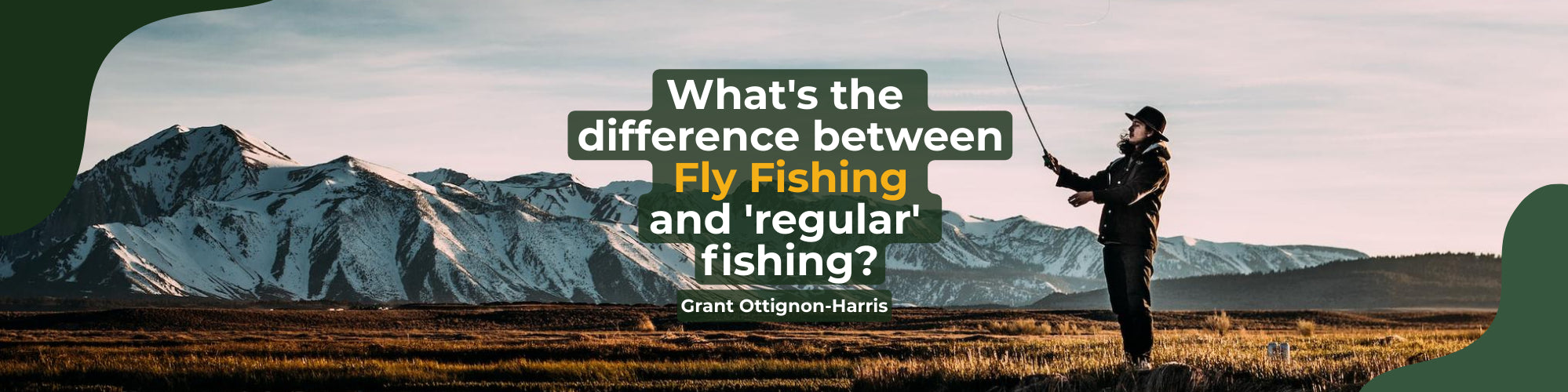 What’s the difference between fly fishing and regular fishing? — Rod