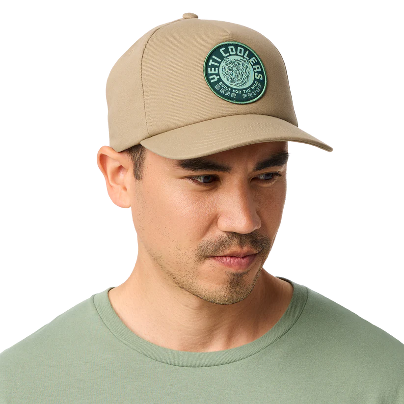 YETI BEAR PROOF WOVEN MID PRO FLAT BRIM HAT