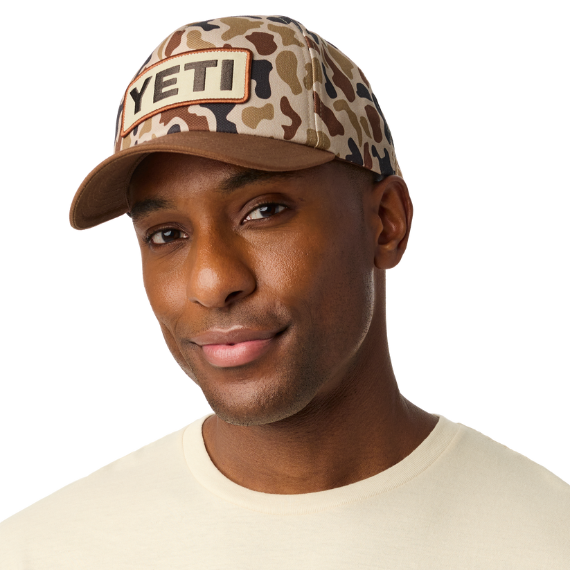 YETI LOGO CAMO WFB SNAPBACK WETLANDS CAMO - Mid Pro Flat Brim Hat