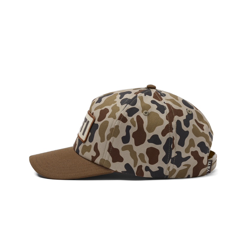 YETI LOGO CAMO WFB SNAPBACK WETLANDS CAMO - Mid Pro Flat Brim Hat