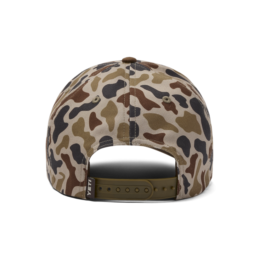 YETI LOGO CAMO WFB SNAPBACK WETLANDS CAMO - Mid Pro Flat Brim Hat