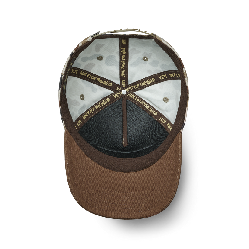 YETI LOGO CAMO WFB SNAPBACK WETLANDS CAMO - Mid Pro Flat Brim Hat