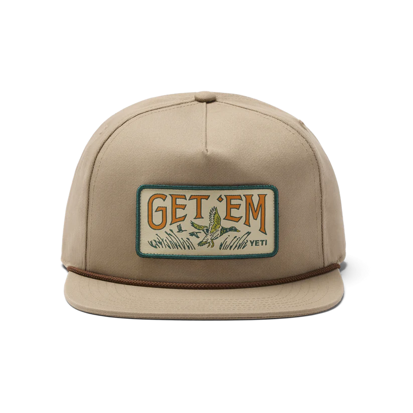 YETI MID PRO FLAT BRIM SNAPBACK