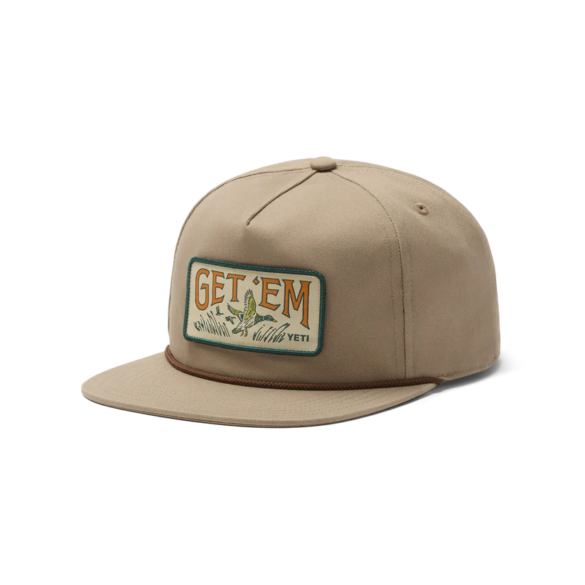 YETI MID PRO FLAT BRIM SNAPBACK