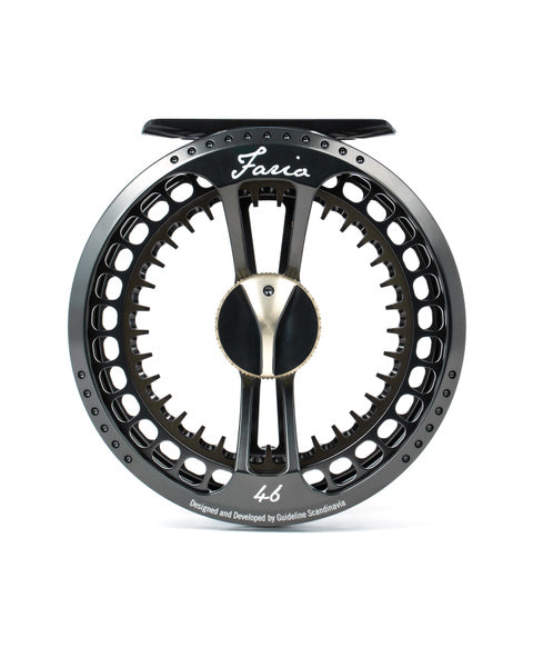 GUIDELINE FARIO LW DK. GREY GREEN/GOLD FLY REEL