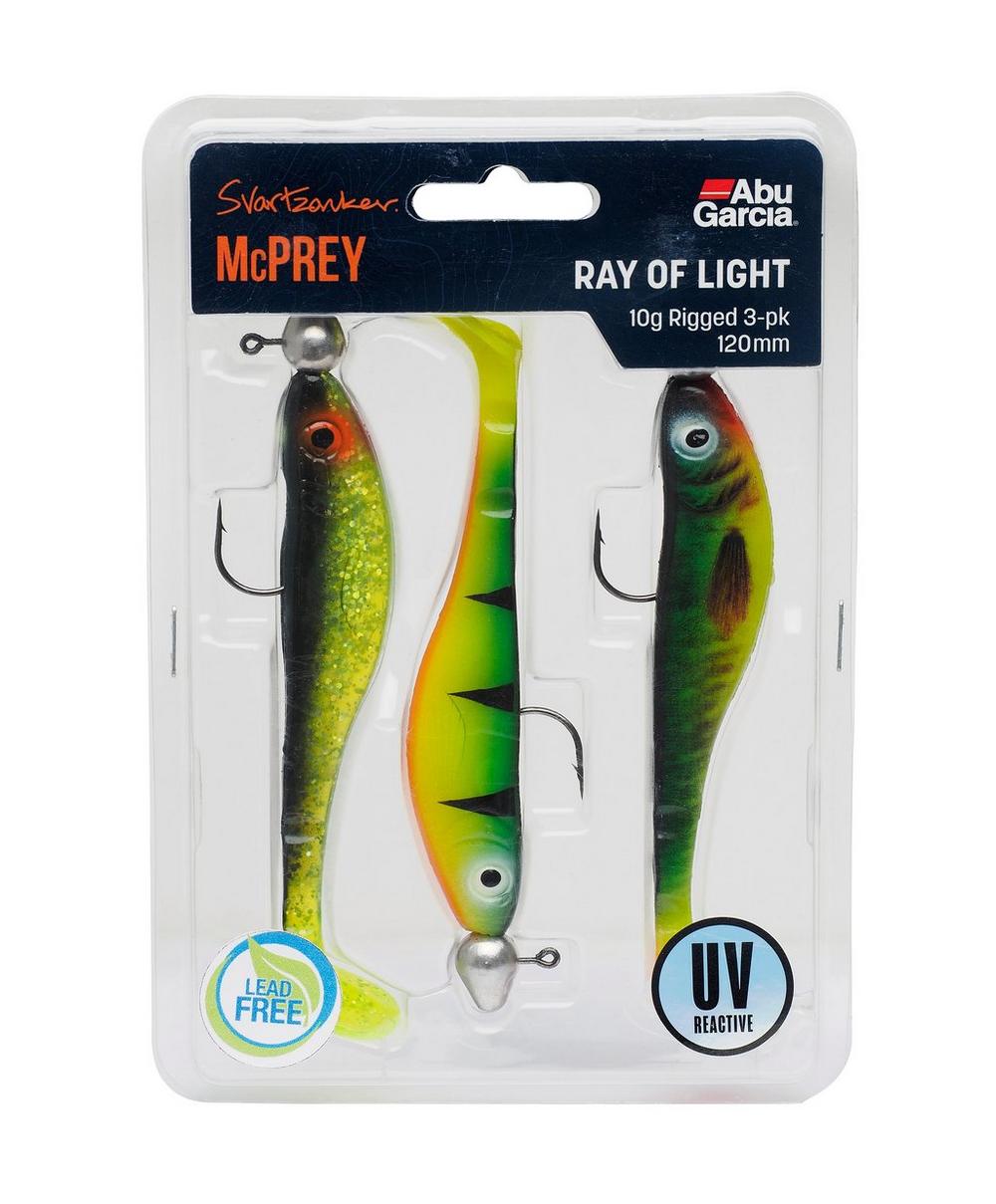 ABU GARCIA SVARTZONKER MCPREY PRERIGGED 3-PACK