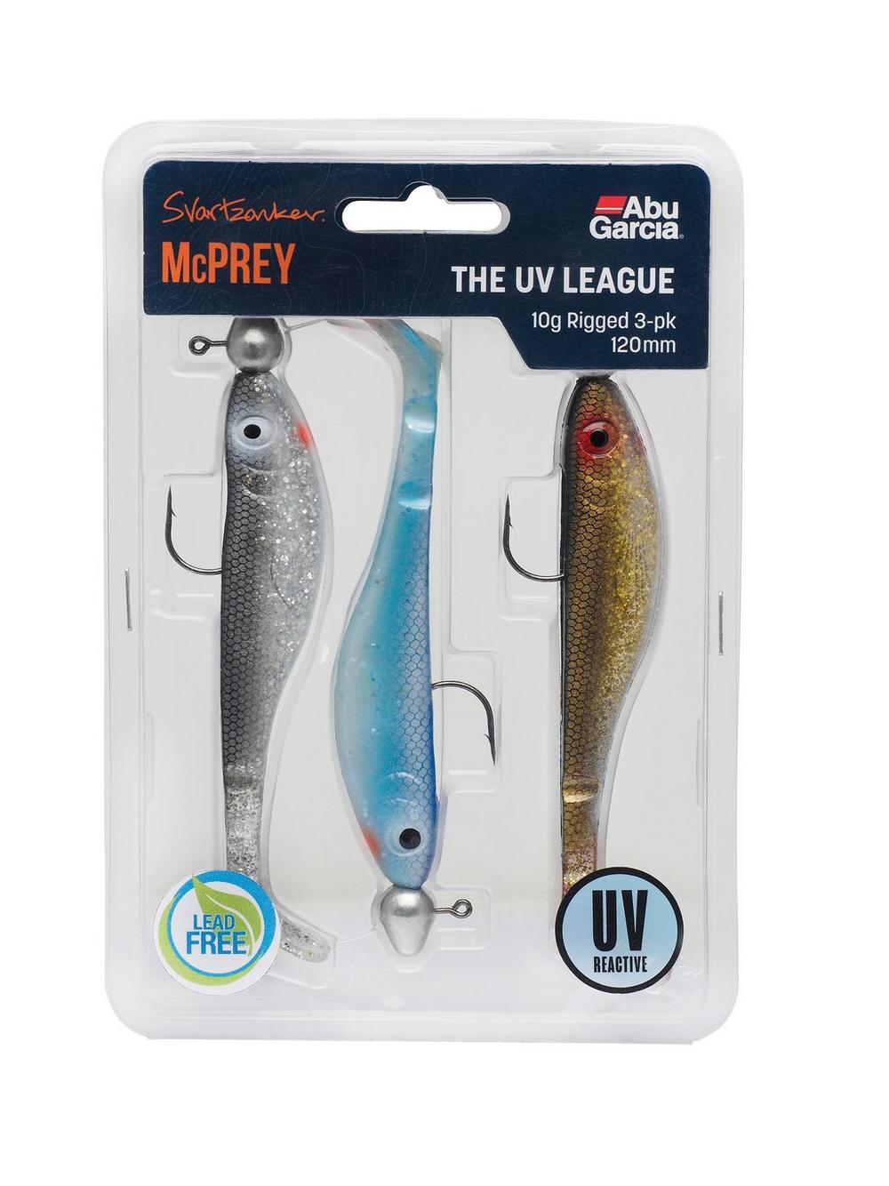 ABU GARCIA SVARTZONKER MCPREY PRERIGGED 3-PACK