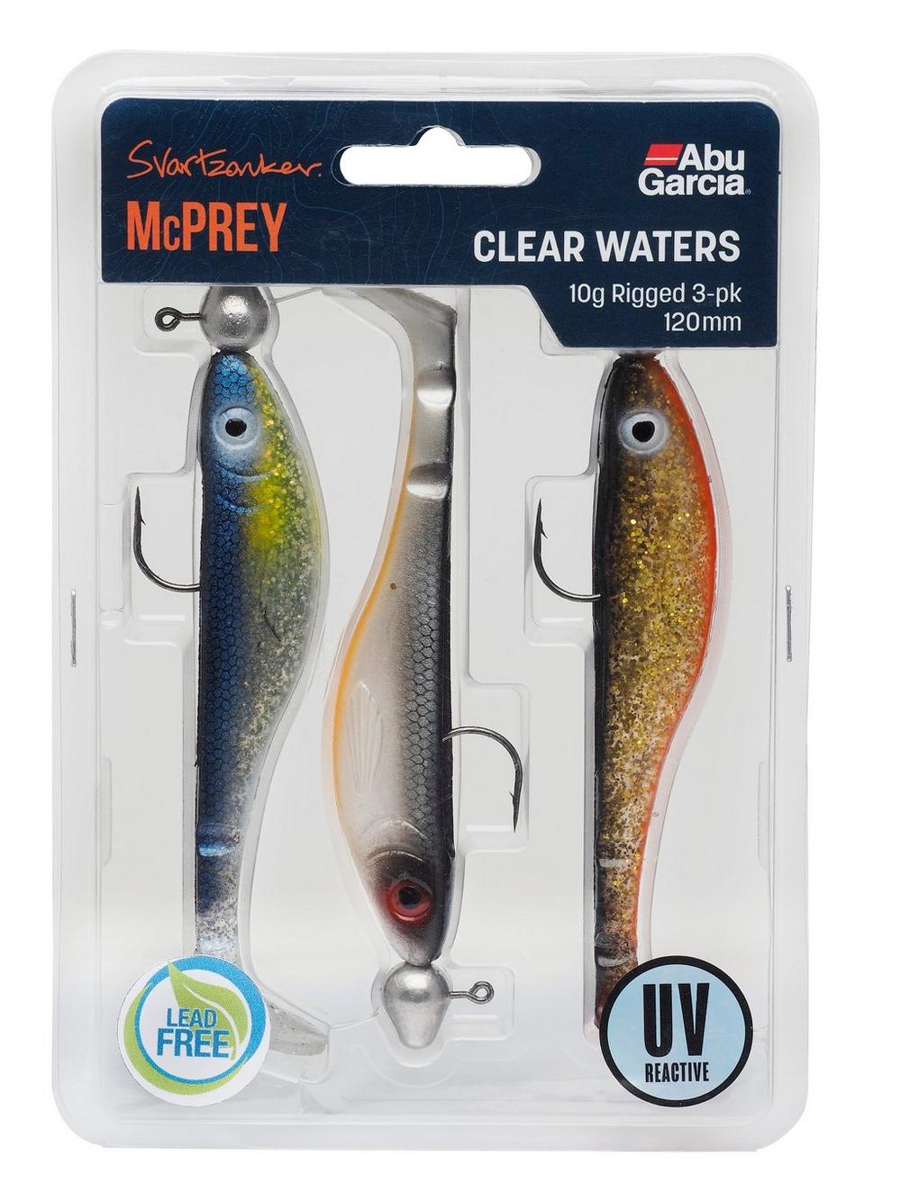 ABU GARCIA SVARTZONKER MCPREY PRERIGGED 3-PACK