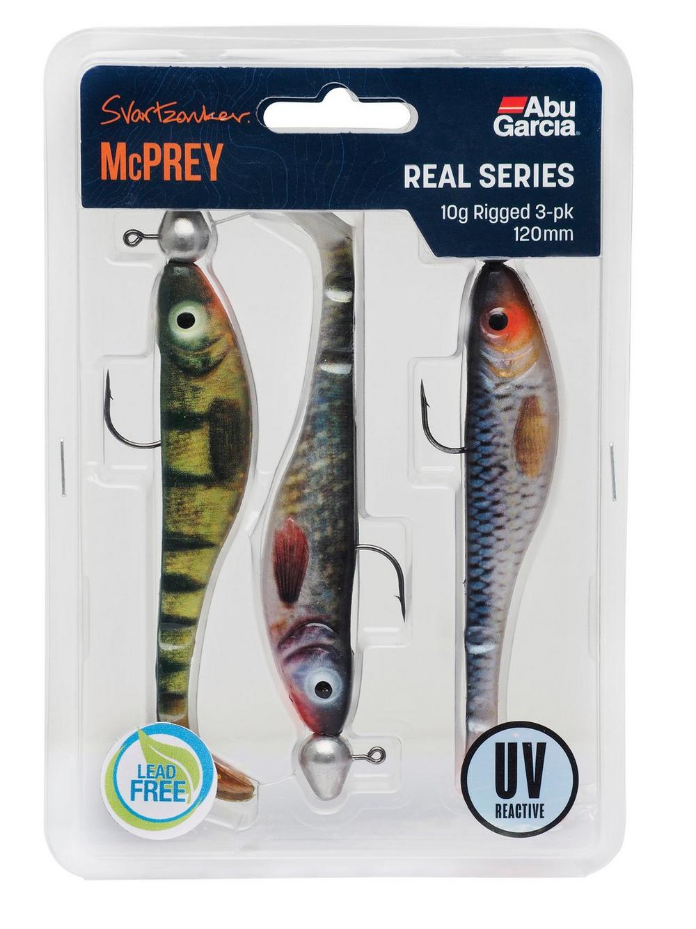 ABU GARCIA SVARTZONKER MCPREY PRERIGGED 3-PACK