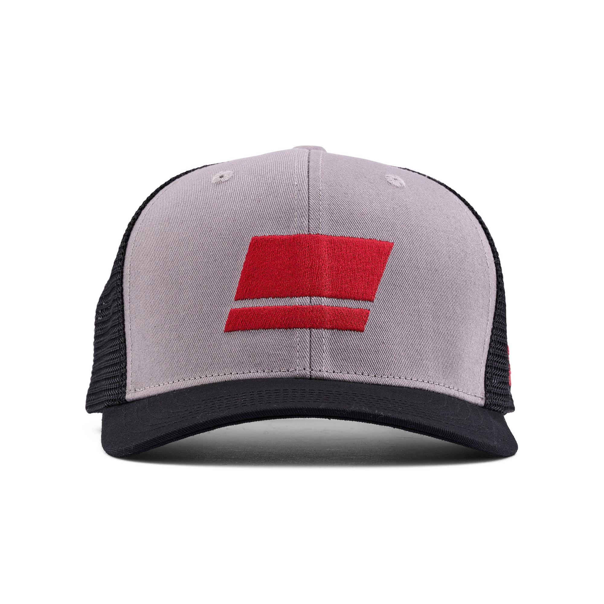 ABU GARCIA FLAG TRUCKER CAP GREY/BLACK