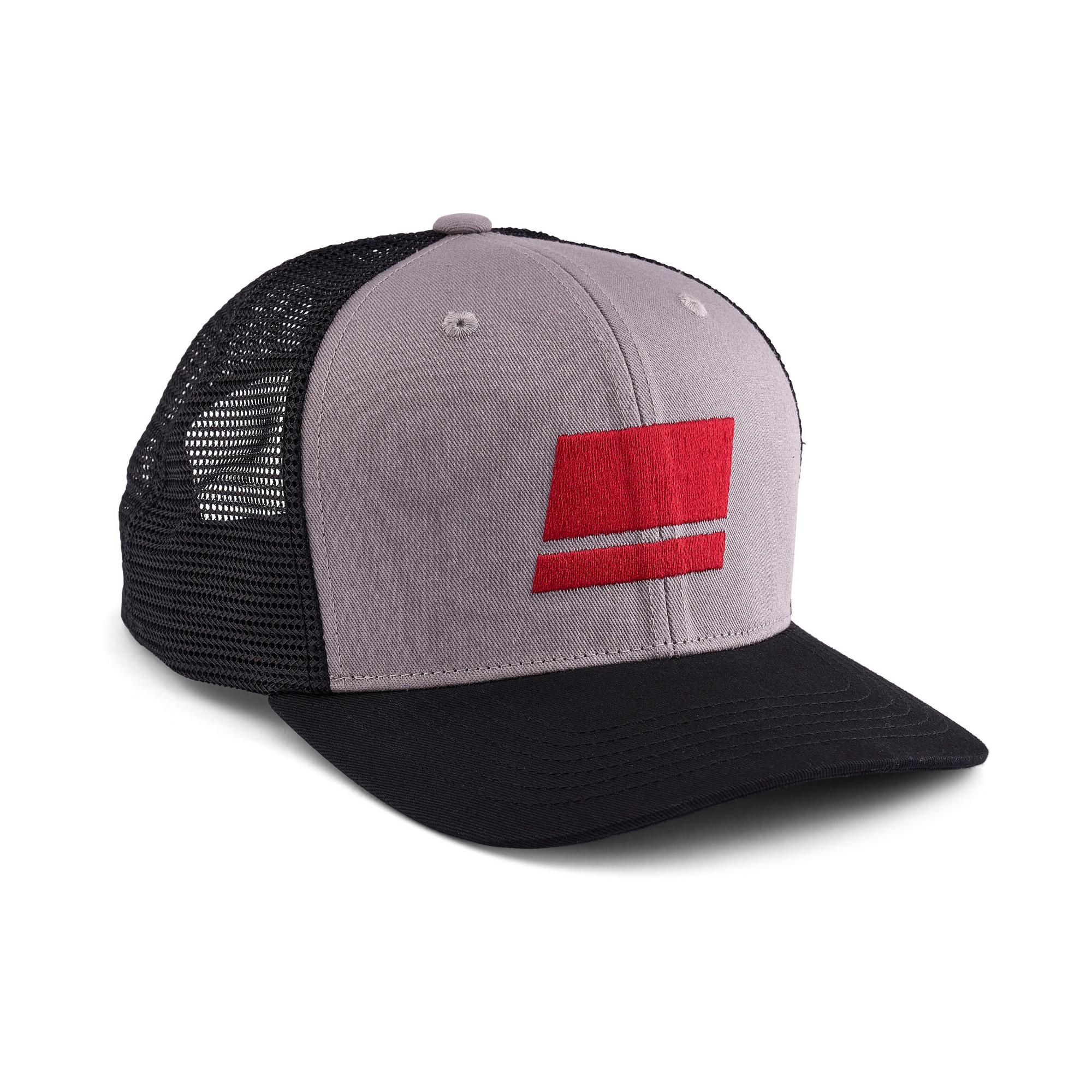 ABU GARCIA FLAG TRUCKER CAP GREY/BLACK