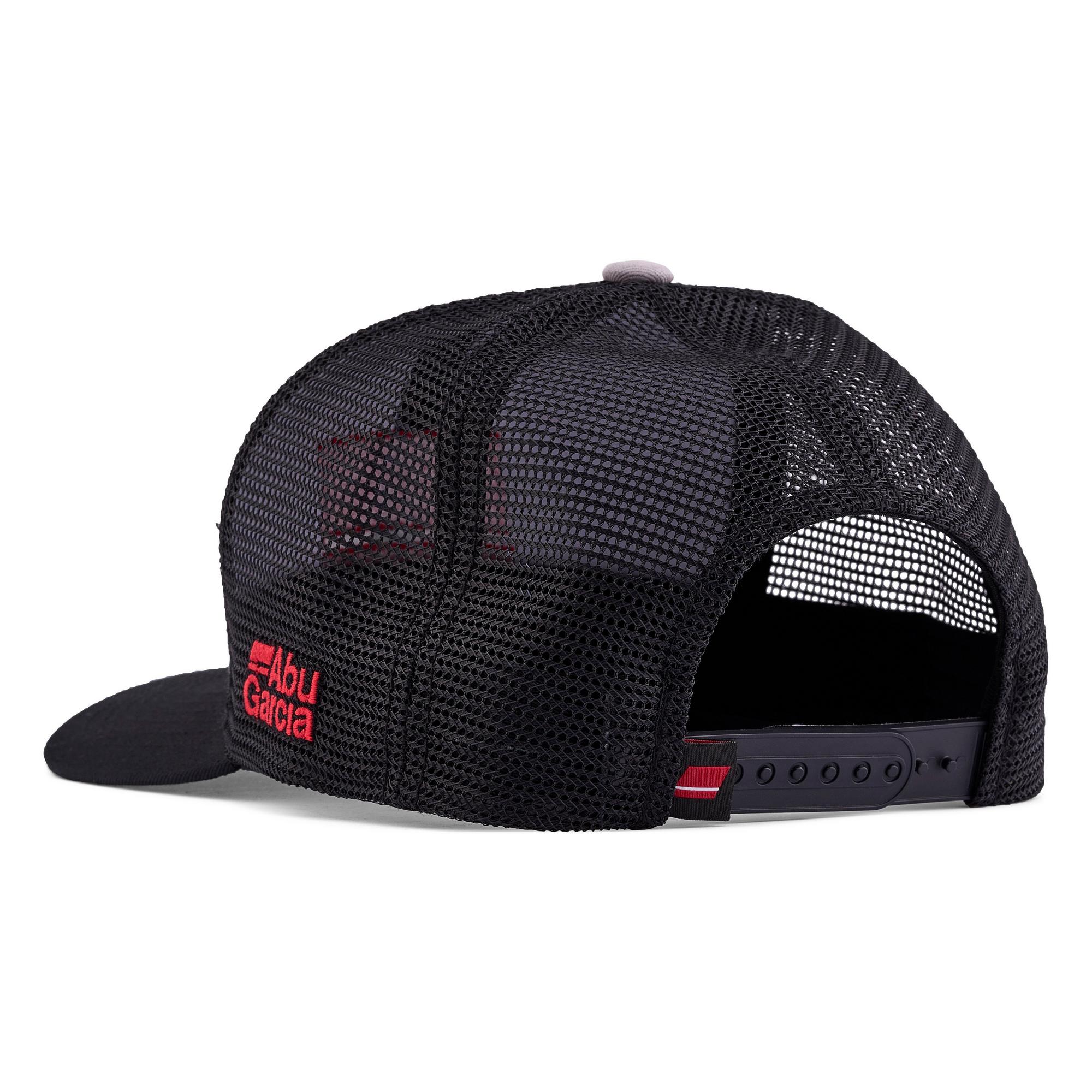 ABU GARCIA FLAG TRUCKER CAP GREY/BLACK