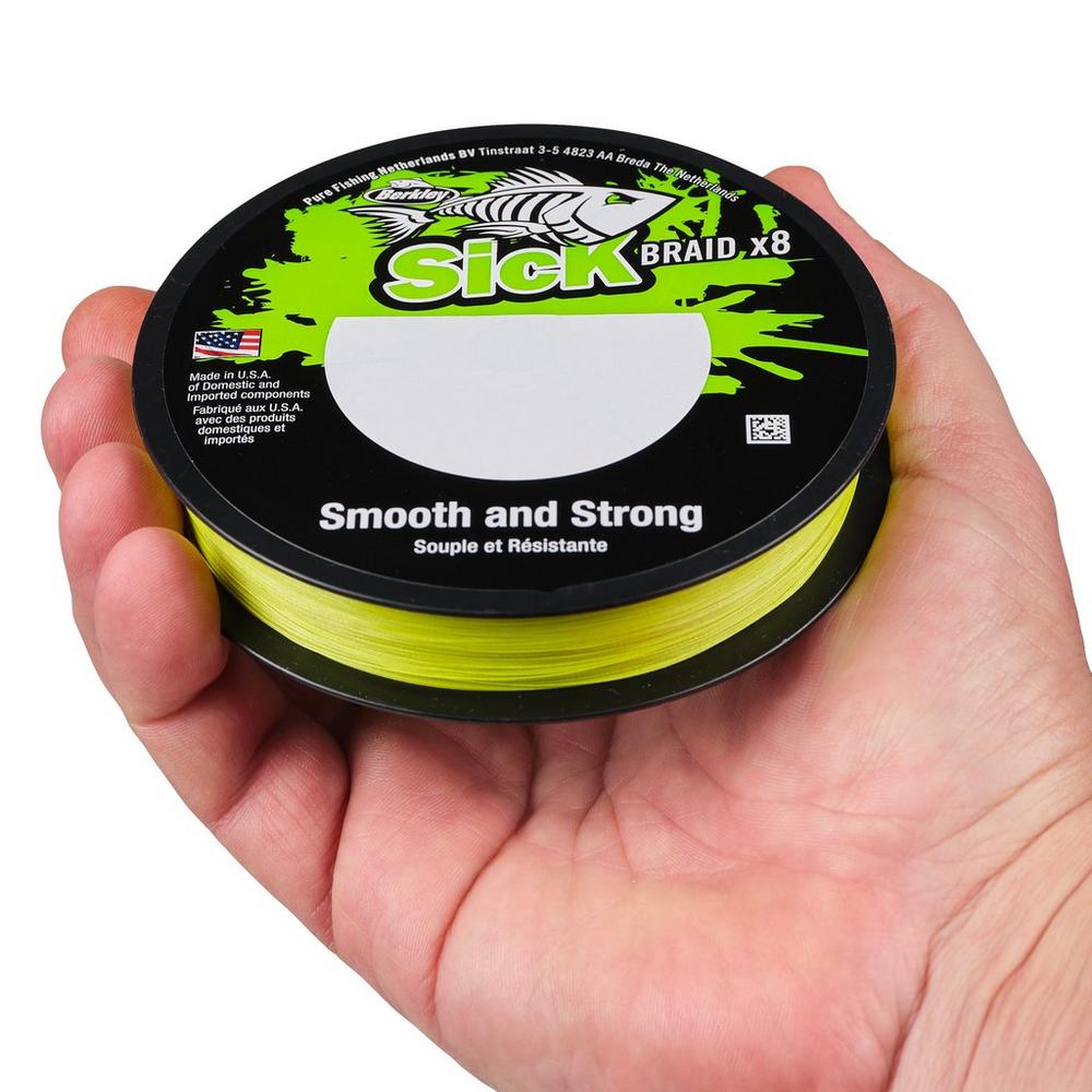 BERKLEY SICK BRAID 150M FLAME GREEN