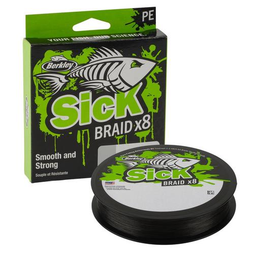 BERKLEY SICK BRAID 150M BLACK