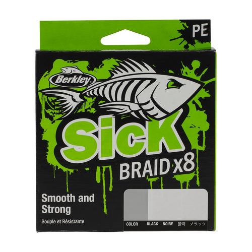 BERKLEY SICK BRAID 150M BLACK