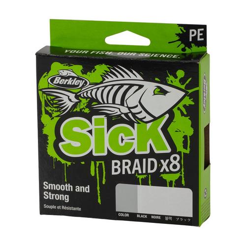 BERKLEY SICK BRAID 150M BLACK