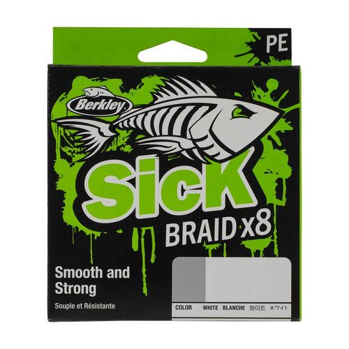 BERKLEY SICK BRAID 150M WHITE