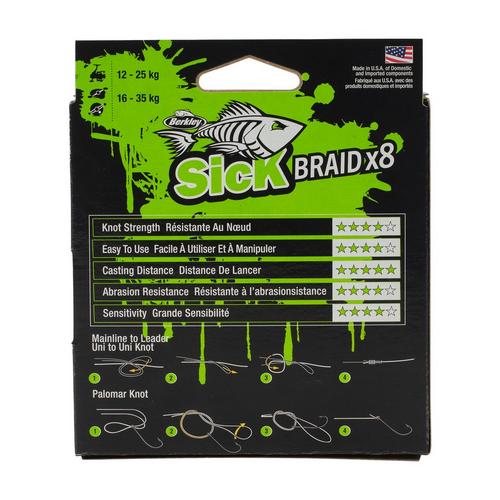 BERKLEY SICK BRAID 150M WHITE