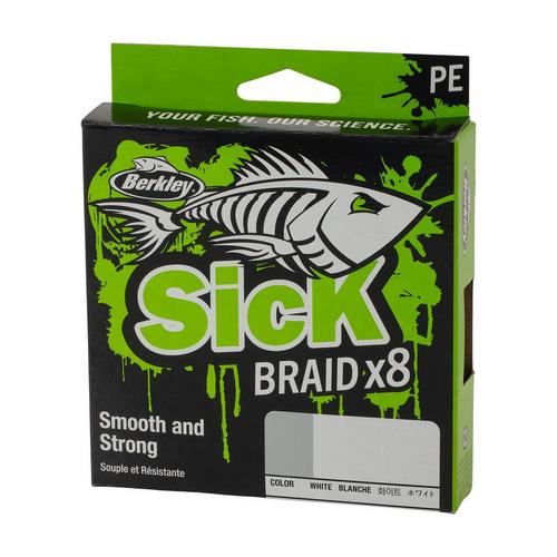 BERKLEY SICK BRAID 150M WHITE