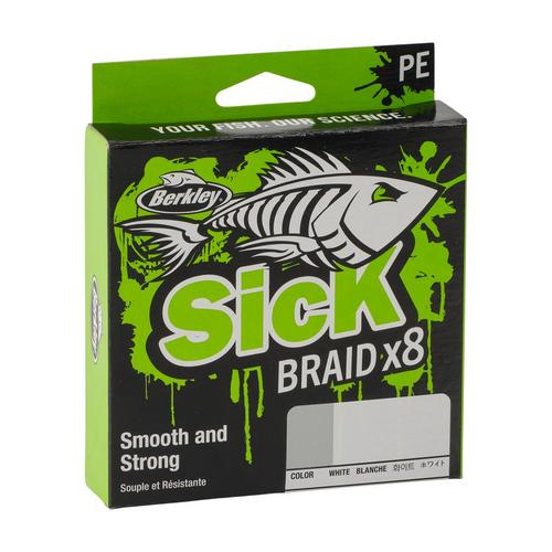 BERKLEY SICK BRAID 150M WHITE