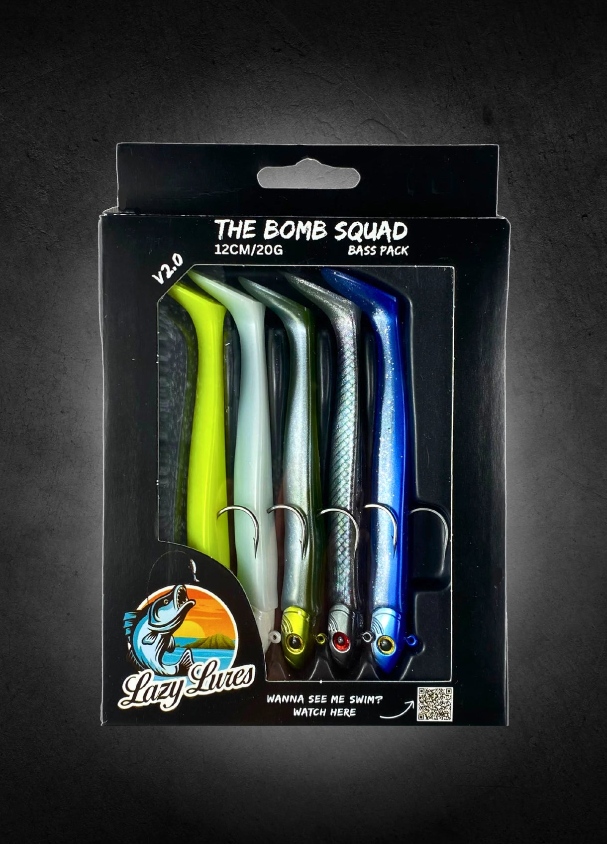 LAZY LURES BOMB SQUAD MULTIPACK 12cm/20g