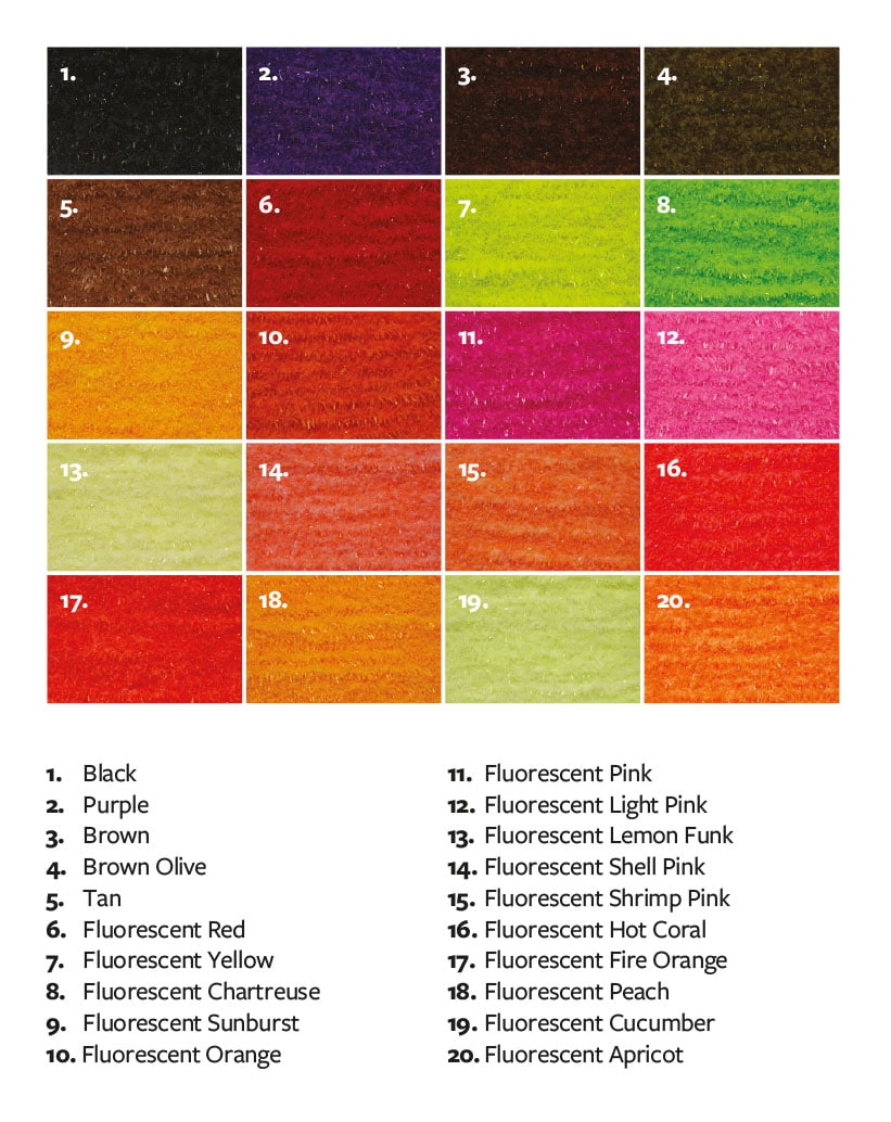 FULLING MILL CHEWY WORM CHENILLE SMALL