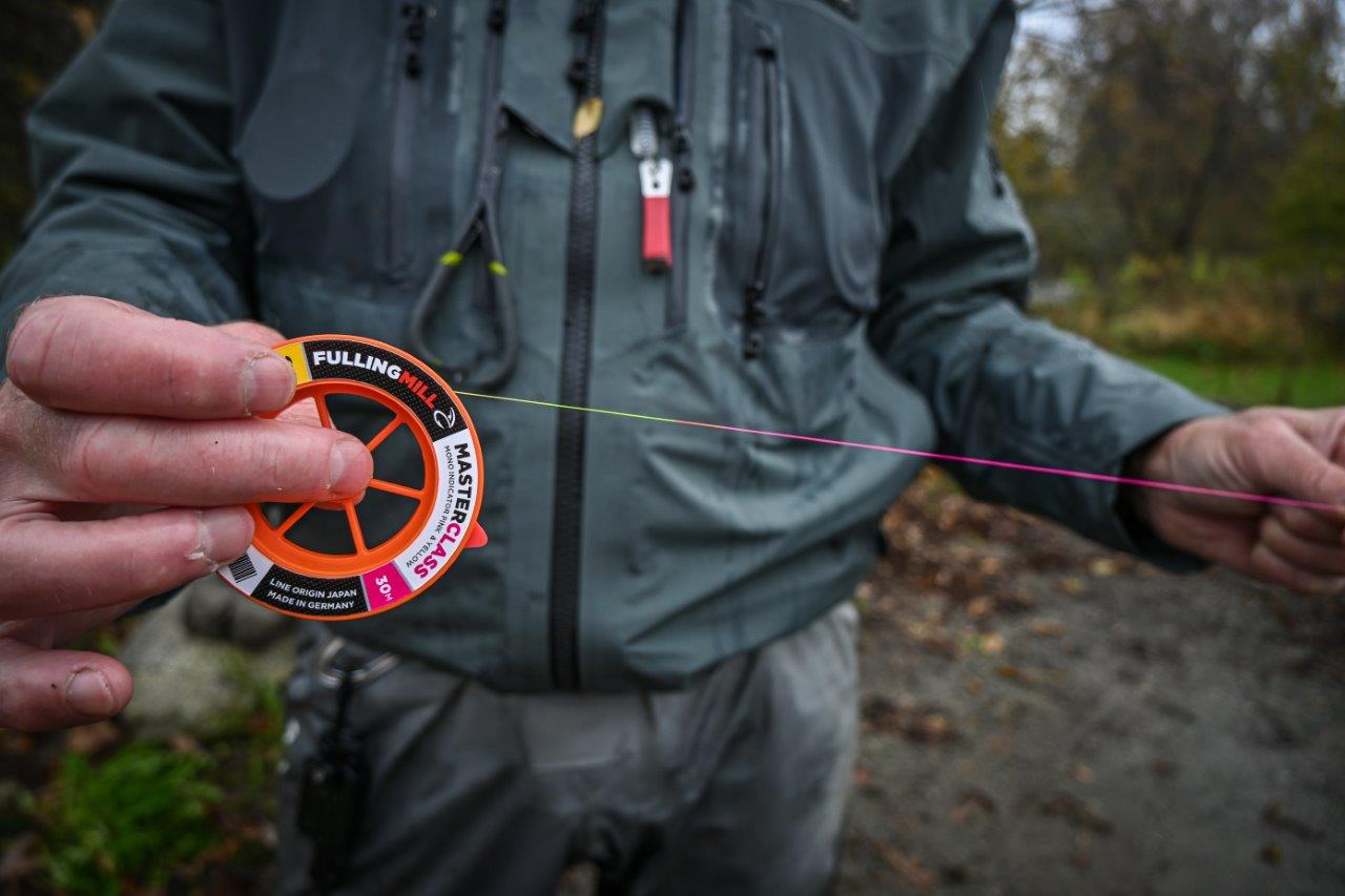 FULLING MILL MASTERCLASS MONO INDICATOR PINK & YELLOW - 30mtrs