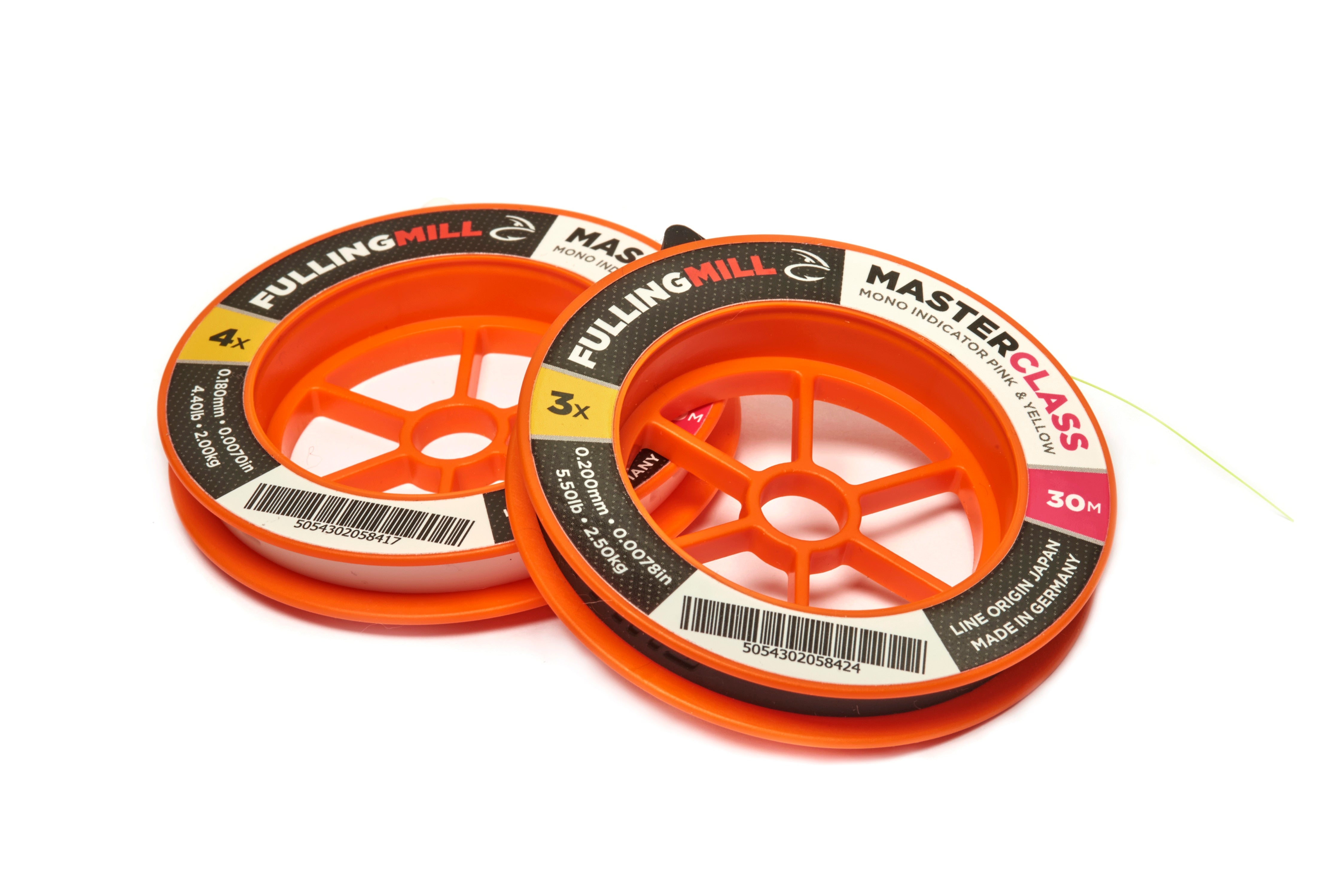 FULLING MILL MASTERCLASS MONO INDICATOR PINK & YELLOW - 30mtrs