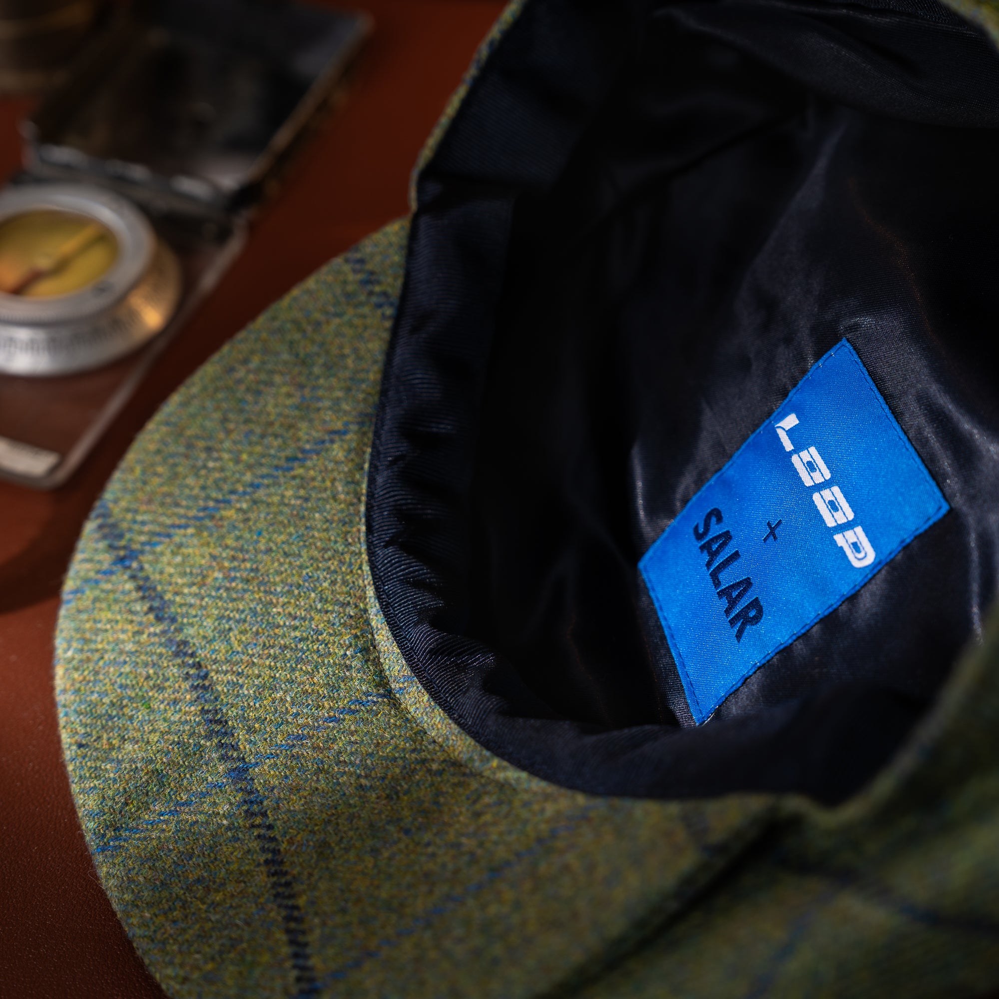 LOOP SALAR TWEED CAP - TEVIOT