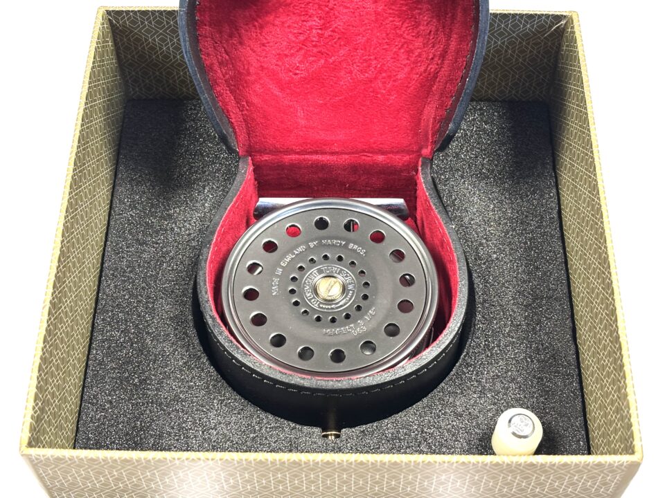 HARDY PERFECT LIMITED EDITION CHARLES JARDINE 3 1/8'' WIDE SPOOL FLY REEL