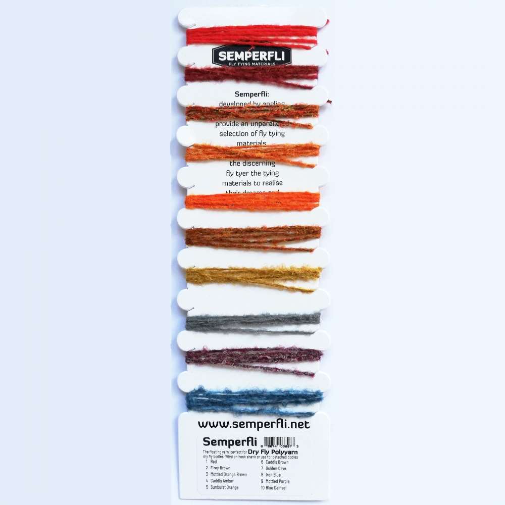 Semperfli Dry Fly Poly-Yarn Multicard