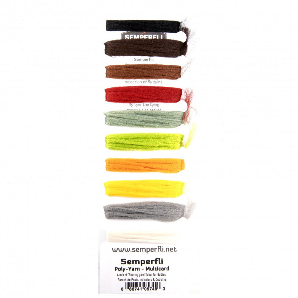 Semperfli Poly-Yarn Multicard