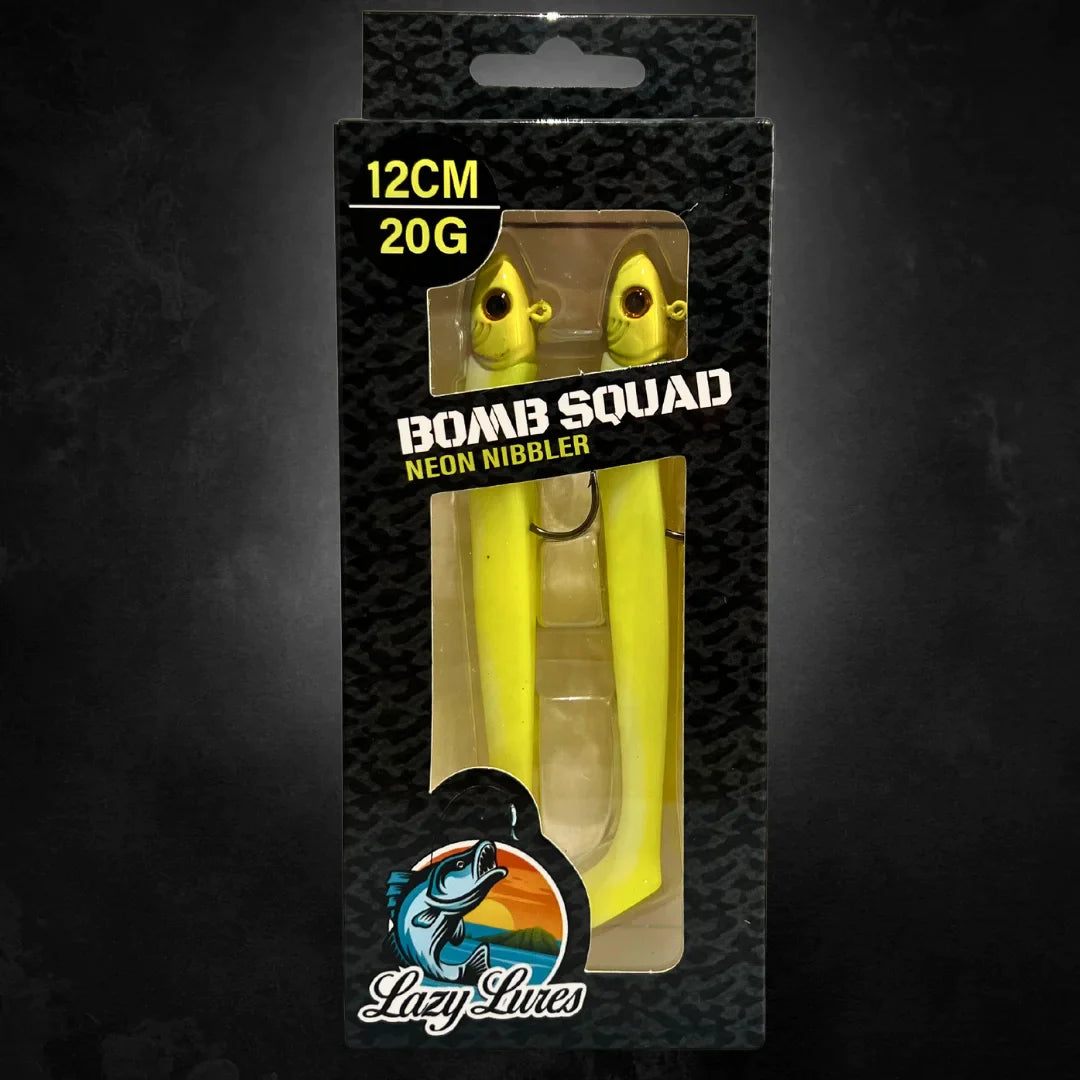 LAZY LURES BOMB SQUAD DUO PACK - NEON NIBBLER/12cm/20g