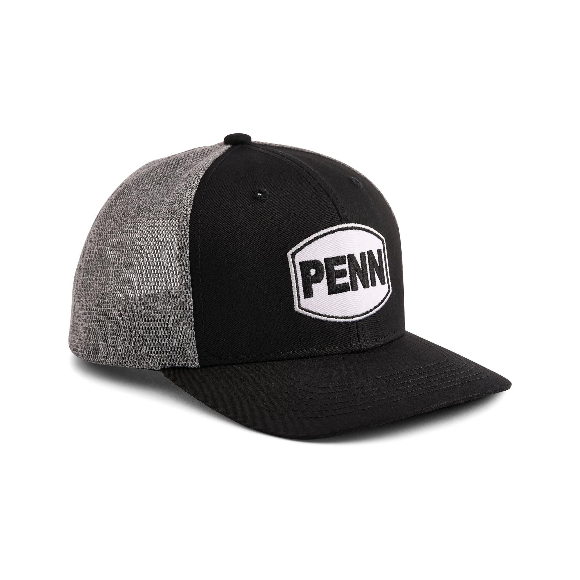 PENN TRUCKER CAP HEATHER BLACK GREY