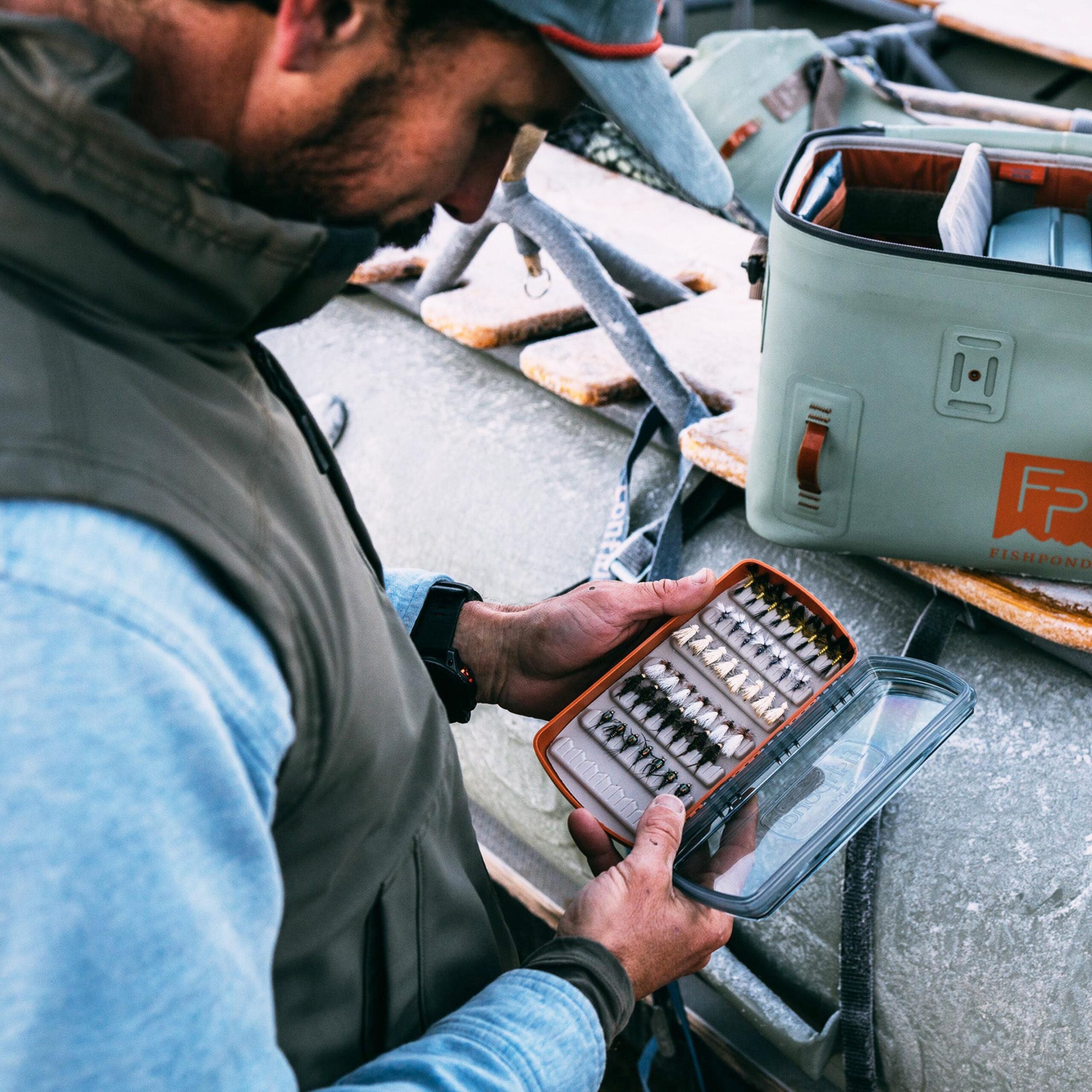 TACKY PESCADOR MEDIUM FLY BOX CLEAR