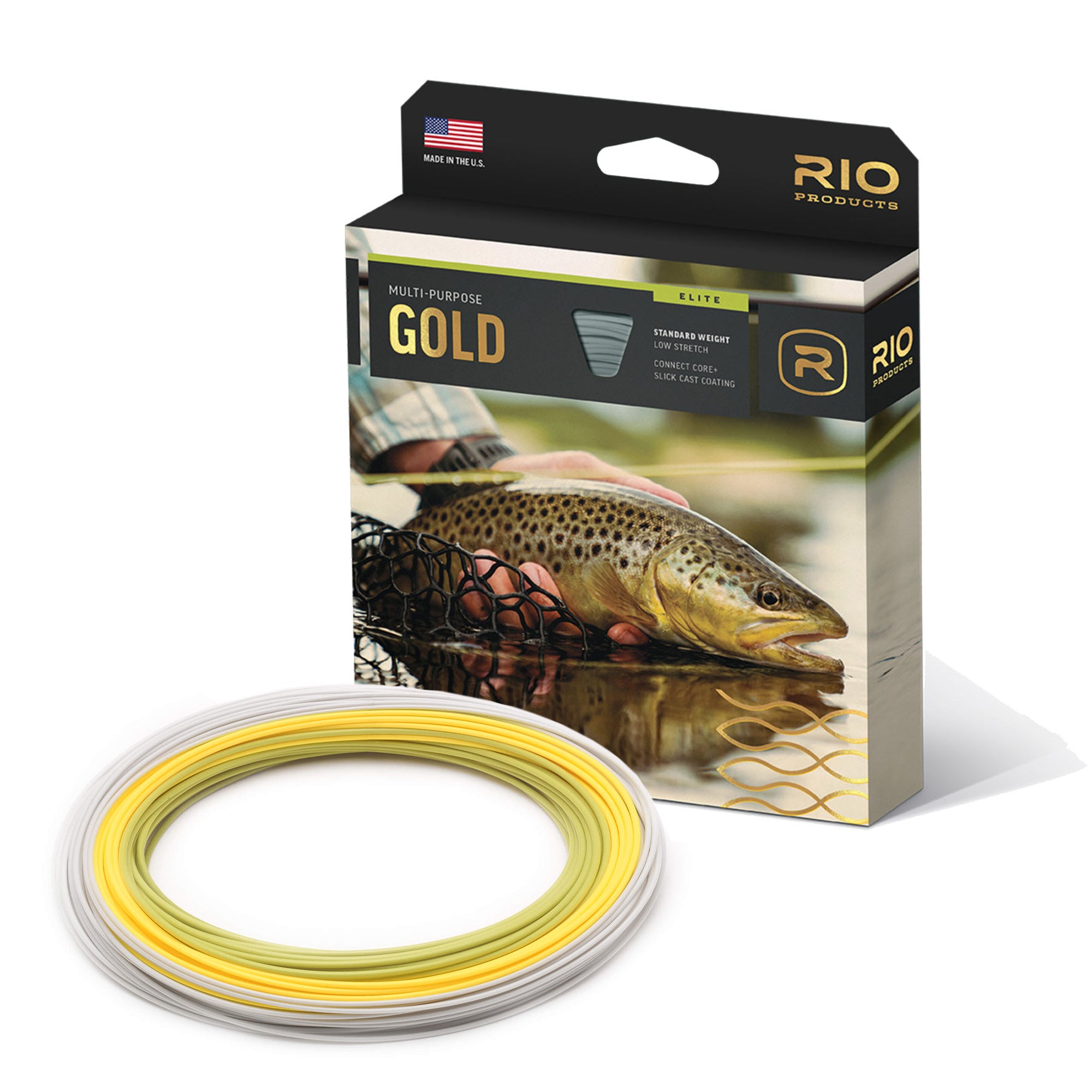 Gold Rishing Rod RIO ELITE GOLD FLY LINE — Rod And Tackle Limited