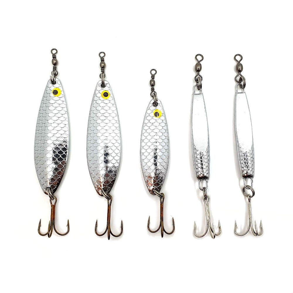 DENNETT METAL JIG KIT ASSORTED SEA LURES - 5pk — Rod And Tackle