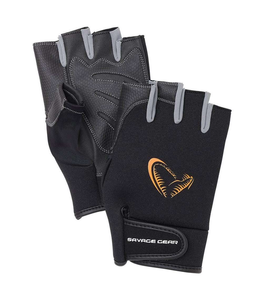 SAVAGE GEAR NEOPRENE HALF FINGER GLOVES