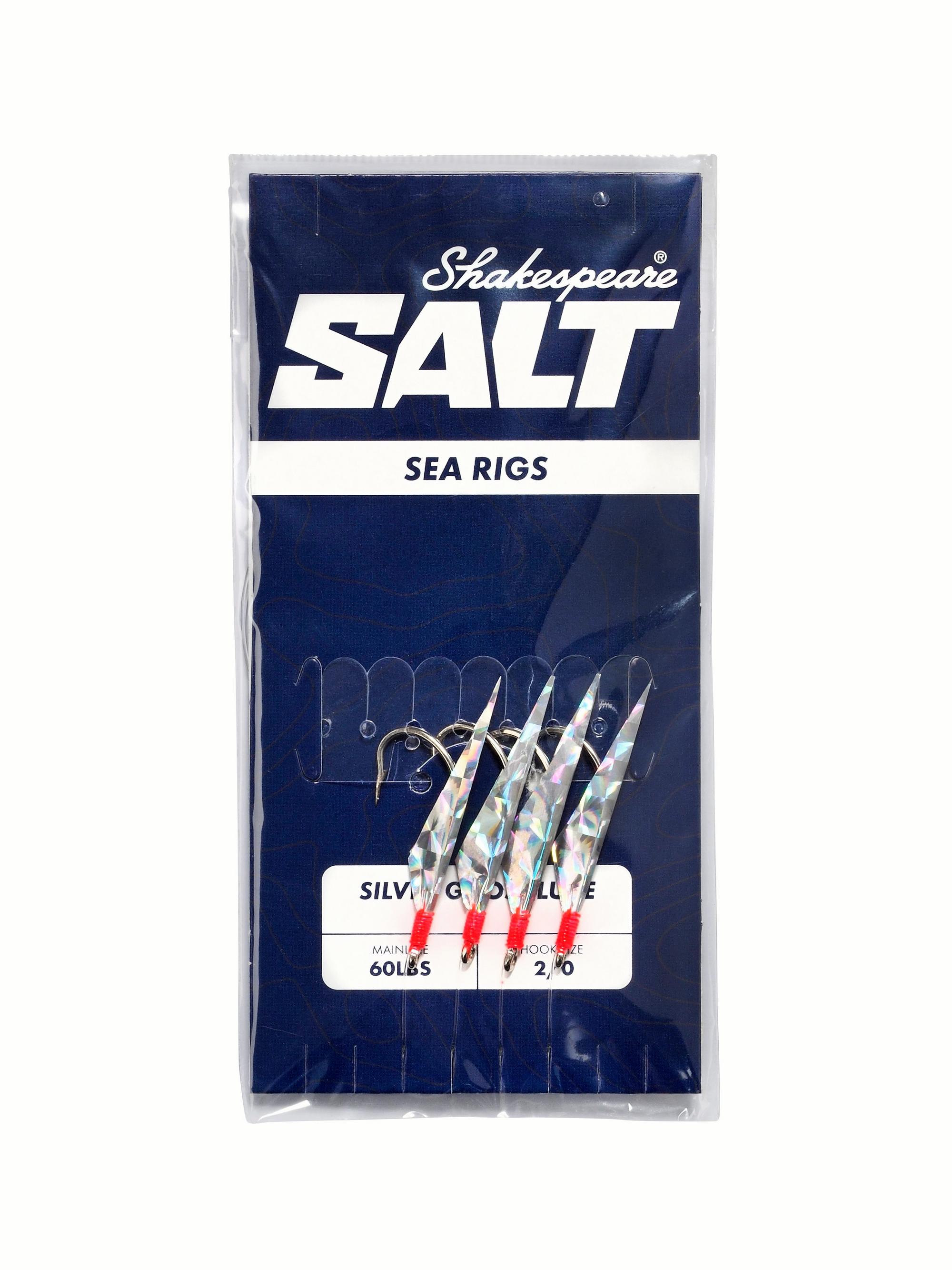 SHAKESPEARE SALT RIG SILVER GHOST LURE