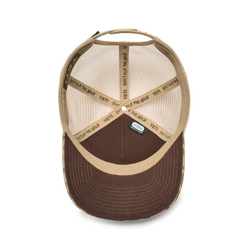 YETI COOLERS CAMO TRUCKER HAT