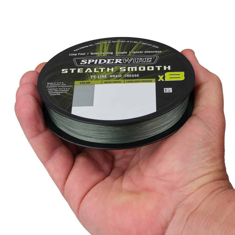 SPIDERWIRE STEALTH SMOOTH 300M X8 MOSS GREEN