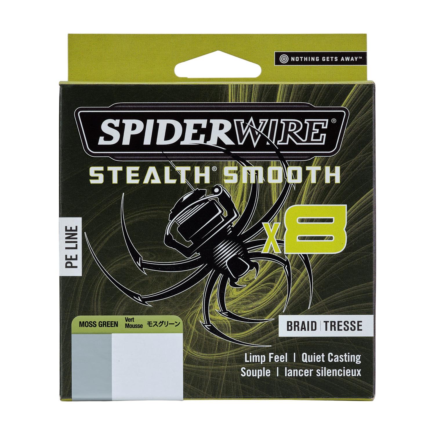 SPIDERWIRE STEALTH SMOOTH 300M X8 MOSS GREEN