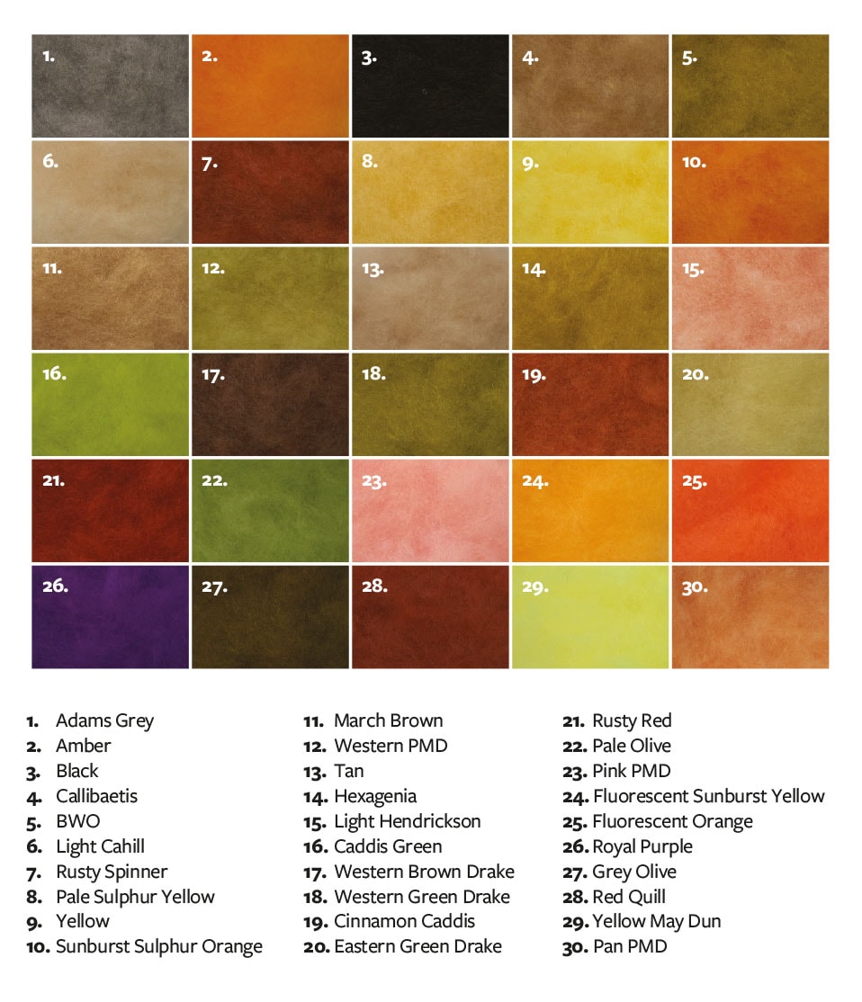 FULLING MILL TACTICAL DRY FLY DUB