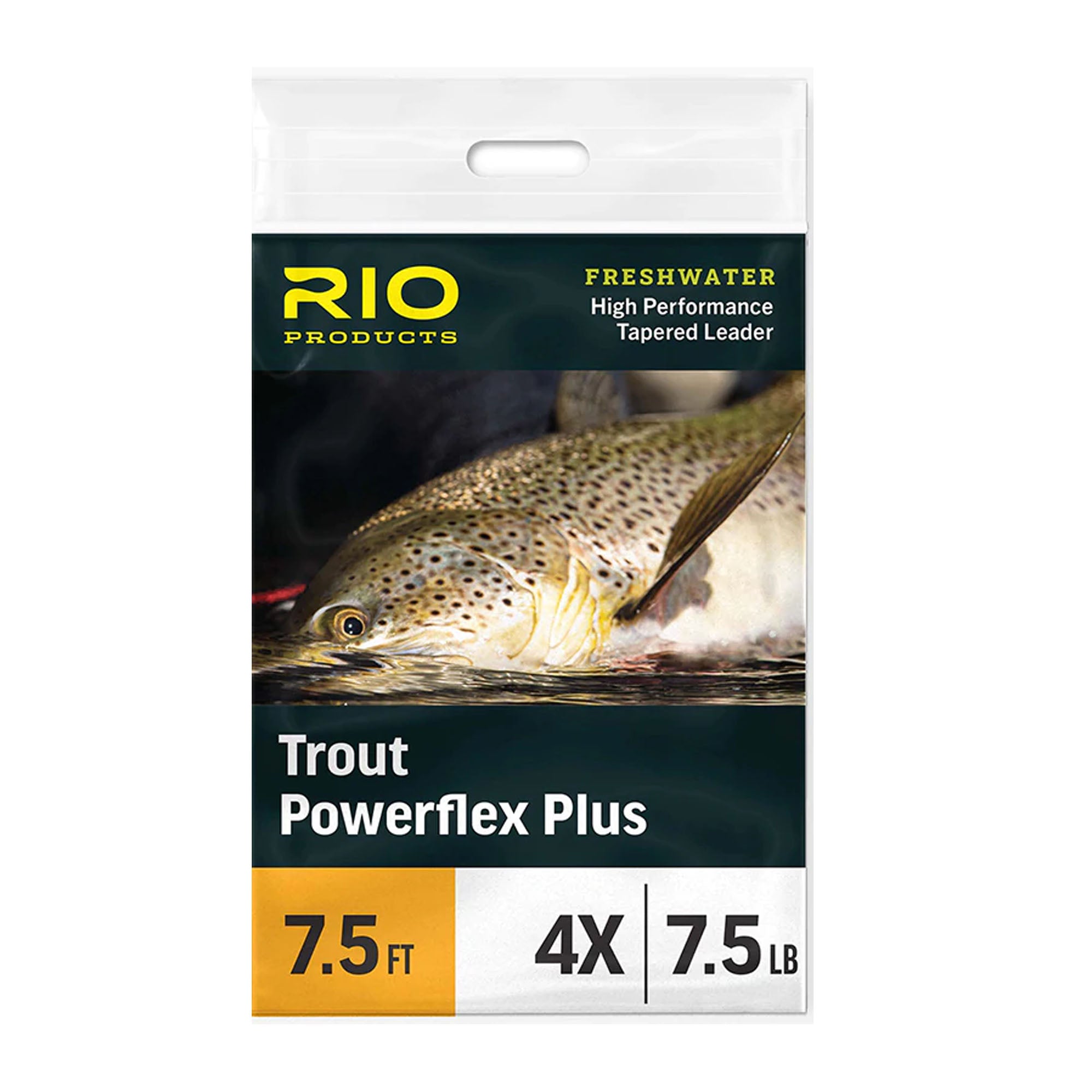 RIO POWERFLEX PLUS 12' LEADERS TWIN PACK