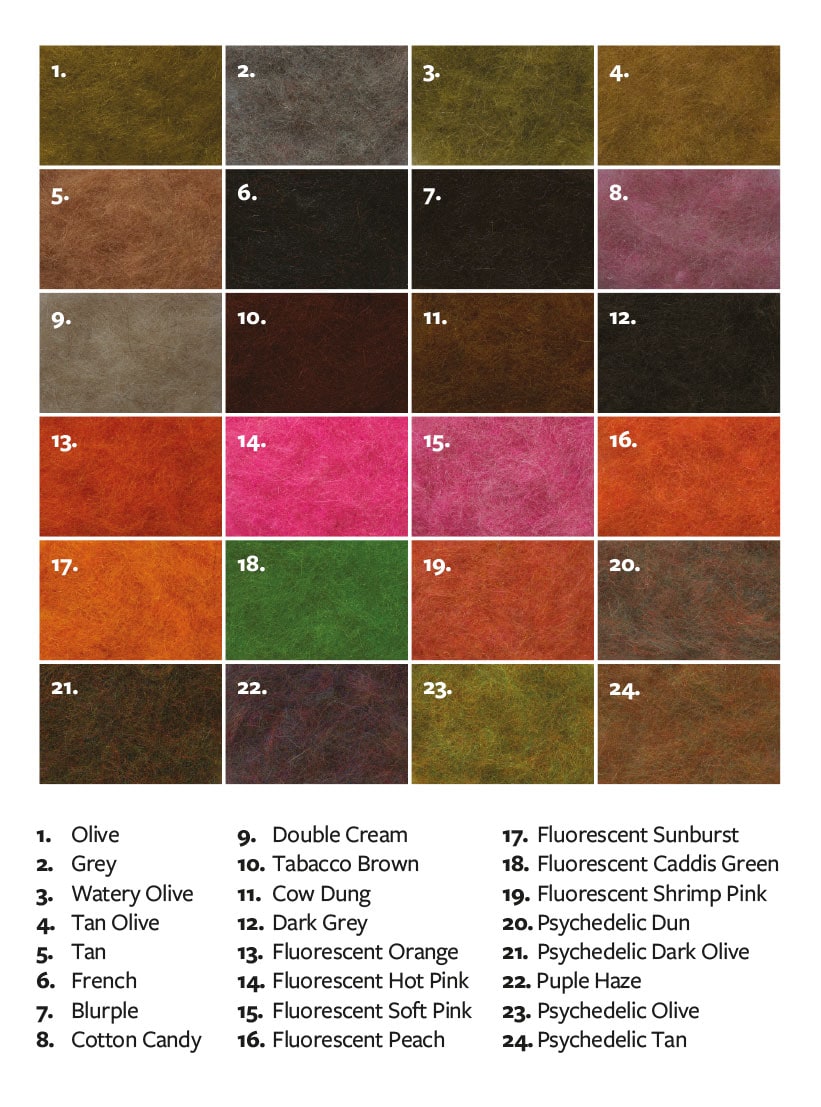 FULLING MILL ULTRA NYMPH DUBBING