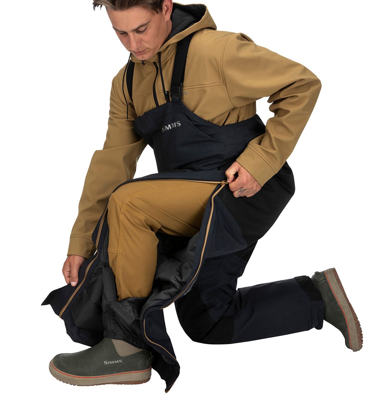 Simms Challenger SIMMS CHALLENGER INSULATED BIB BLACK — Rod And Tackle Limited