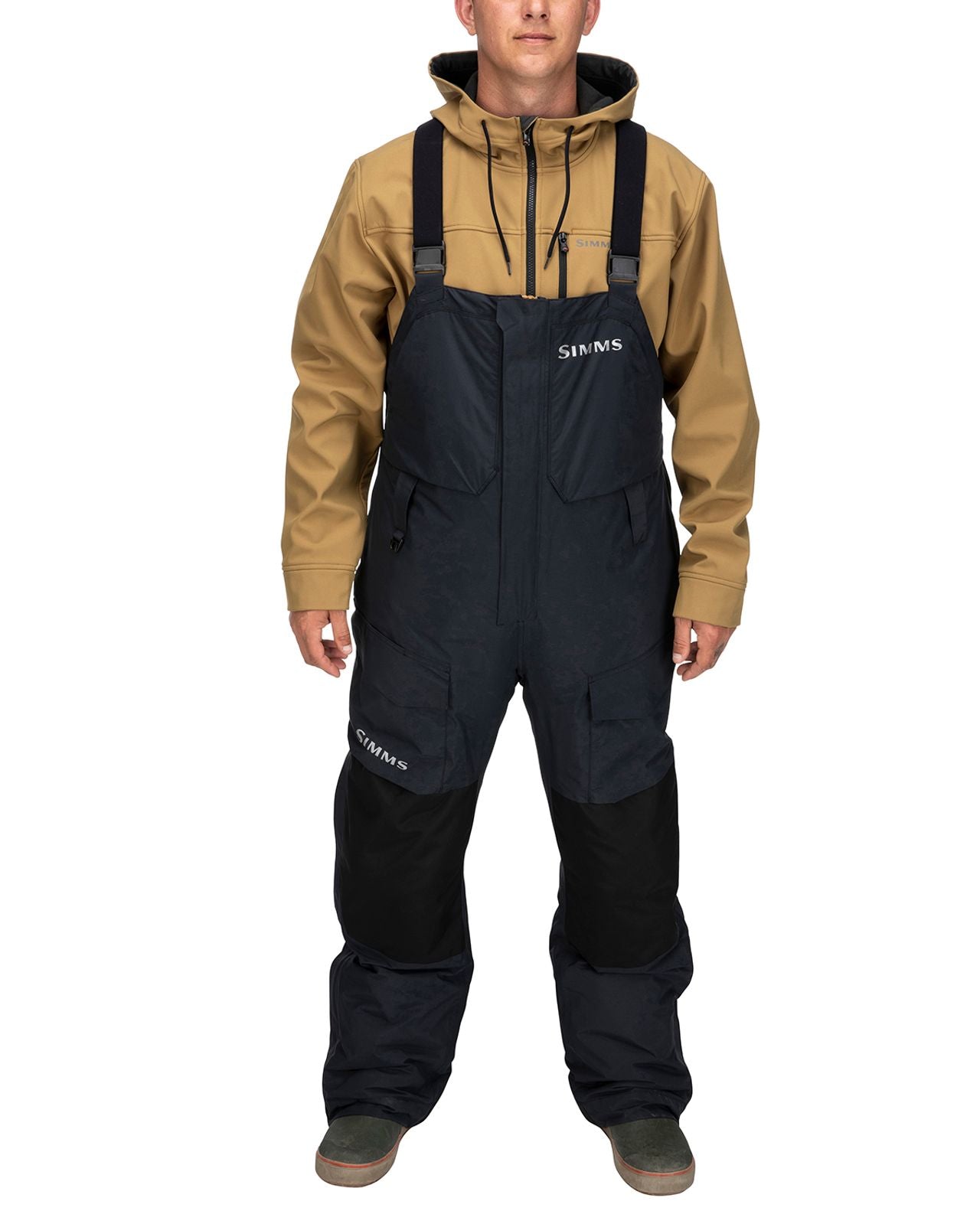 Simms Challenger SIMMS CHALLENGER INSULATED BIB BLACK — Rod And Tackle Limited