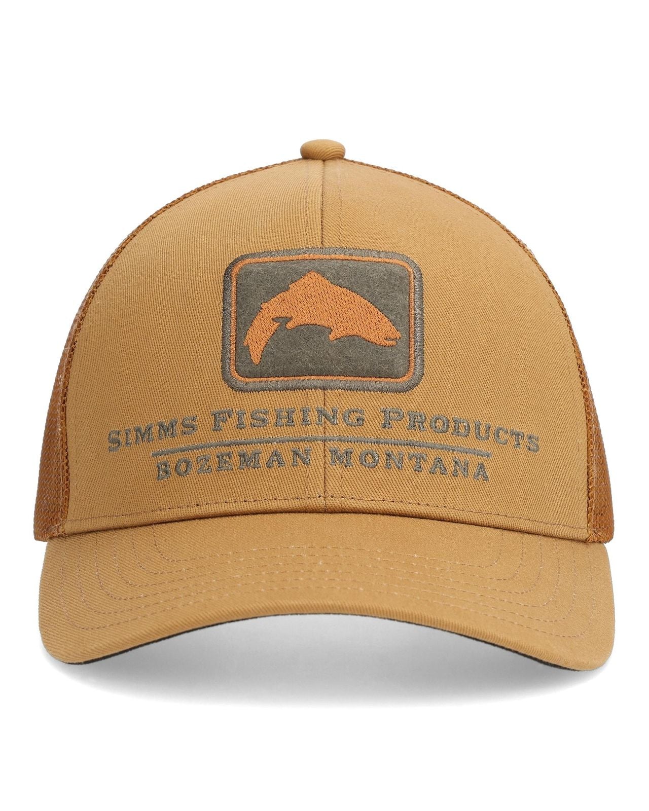 SIMMS DOUBLE HAUL ICON TRUCKER CAP CHESTNUT — Rod And Tackle Limited