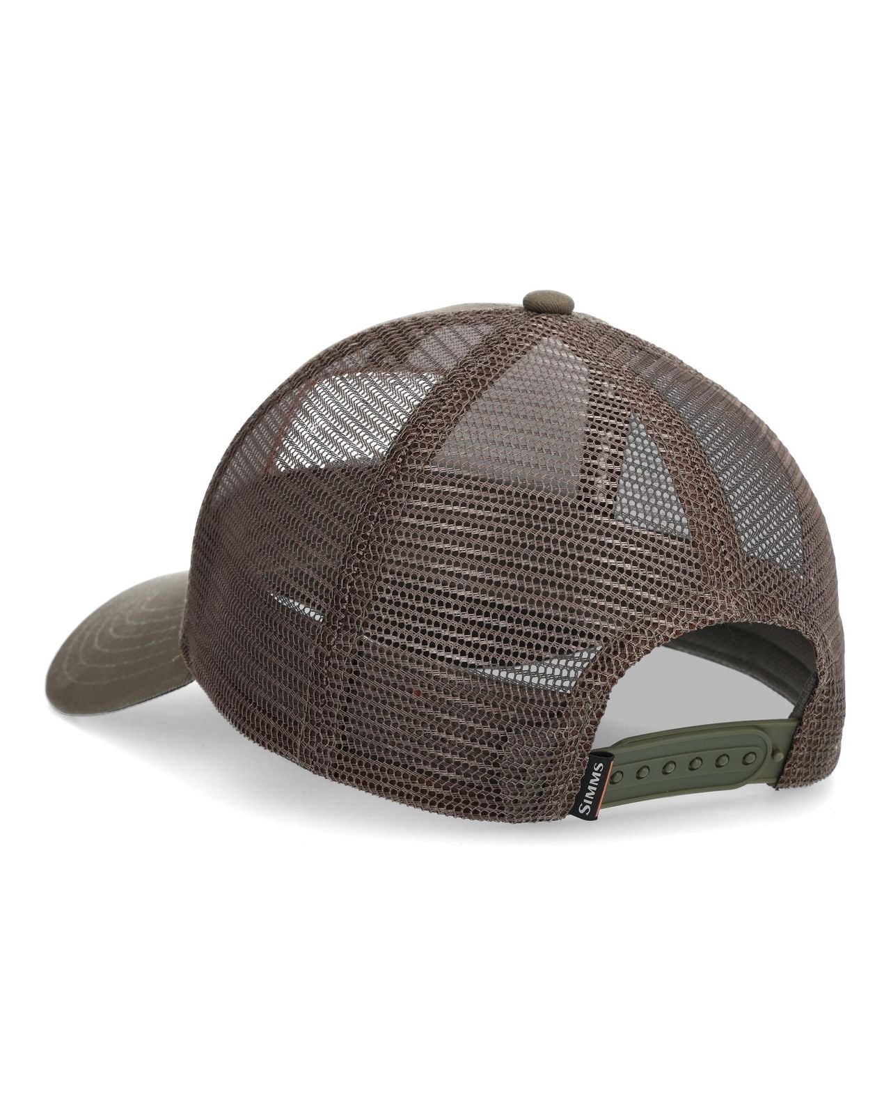 SIMMS TROUT ICON TRUCKER CAP HICKORY