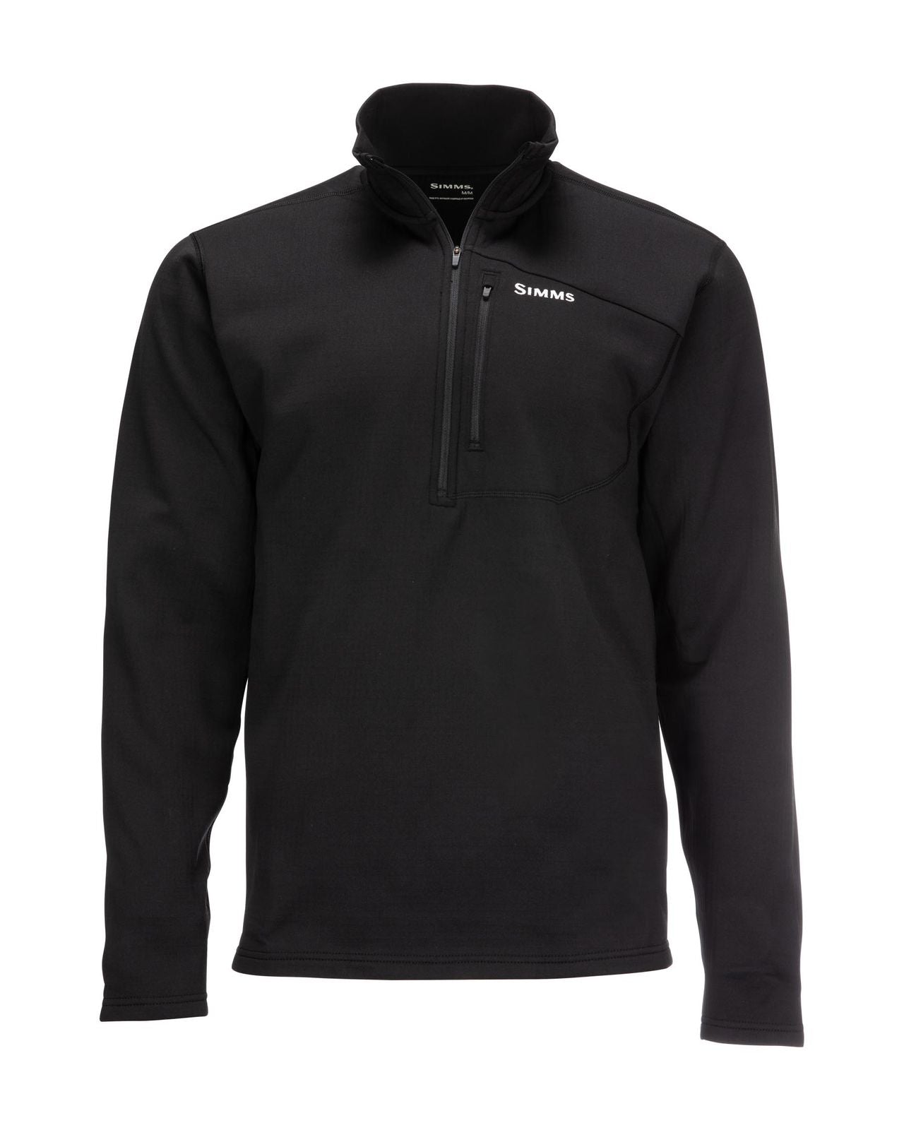 SIMMS THERMAL 1/4 ZIP TOP BLACK